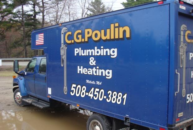 Poulin Plumbing Truck